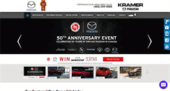 Desktop Screenshot of kramermazda.com