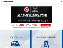 Tablet Screenshot of kramermazda.com